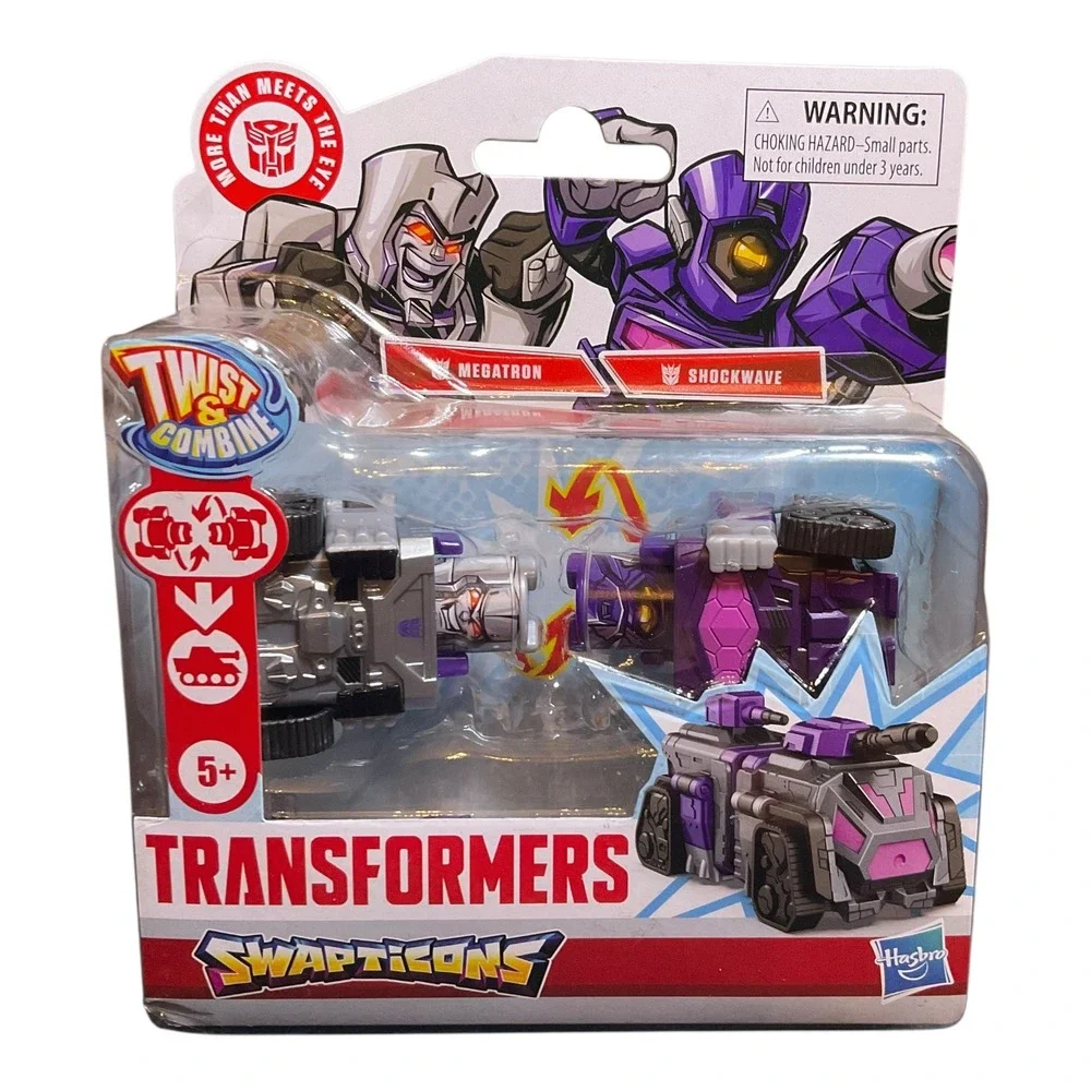 Transformers Swapticons Twist & Combine 6 Pack Lot Optimus Megatron Bumblebee